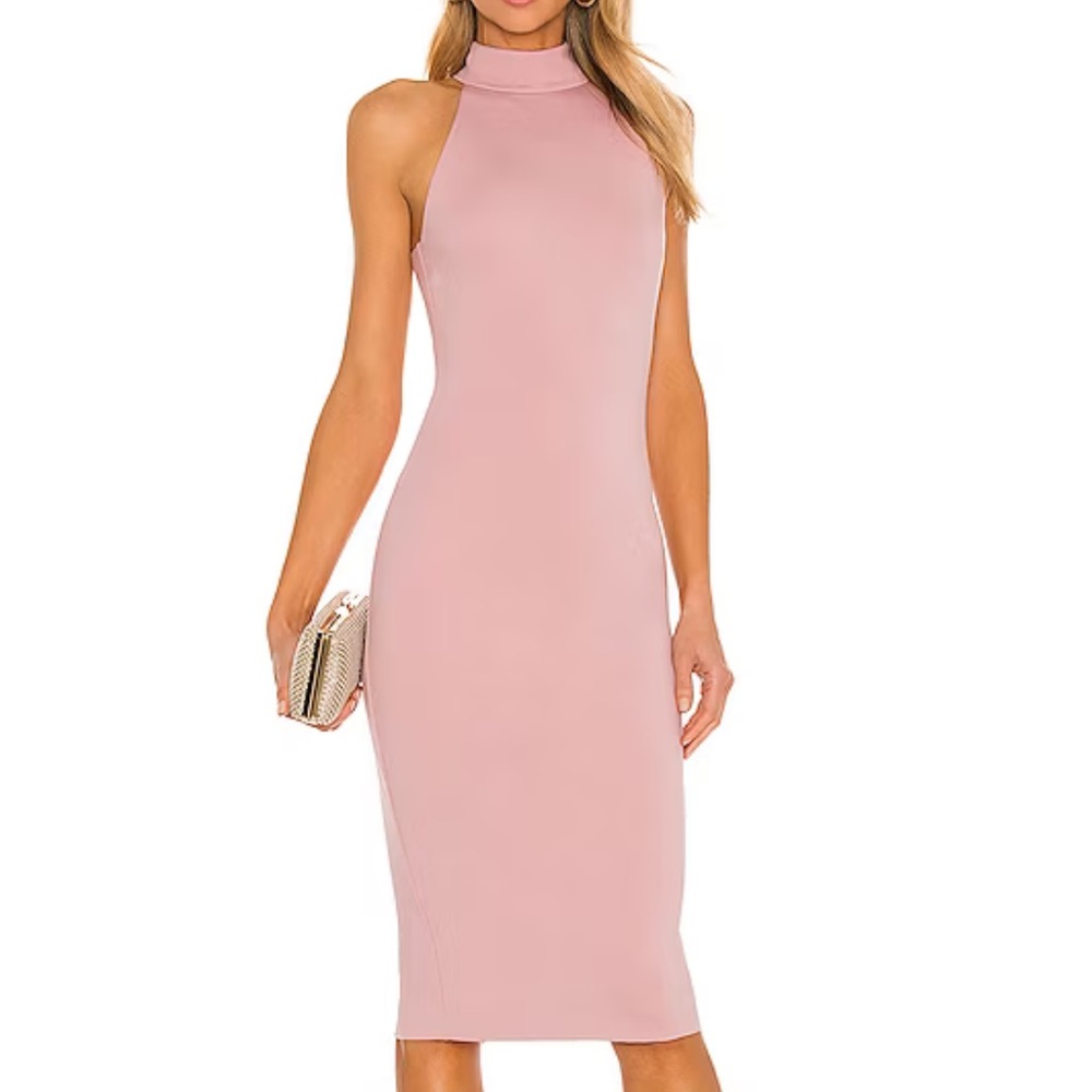 Women’s Midi Dress in Blush